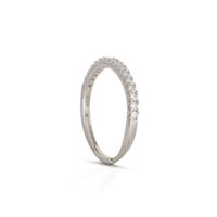 Anello Dilvdò Donna Half Eternity in Argento Zircone ANVERBB